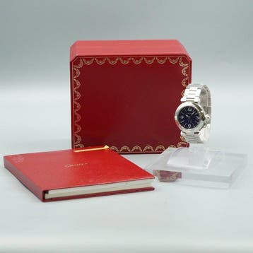 Cartier - Pasha C Big Date - W31047M7 - Heren - 2000-2010