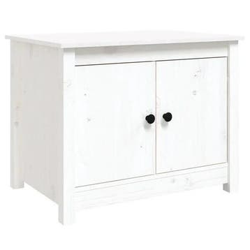 Massief grenen salontafel wit | OP = OP | 46% korting nu, Minder dan 50 cm, 50 tot 100 cm, Verzenden, Zo goed als nieuw