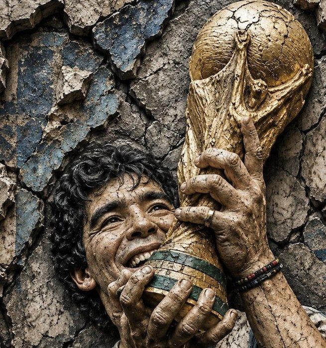 Argentina - Wereldkampioenschap Voetbal - Maradona - D10S –, Verzamelen, Overige Verzamelen