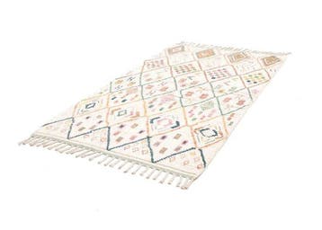 Berber - Vloerkleed - 208 cm - 124 cm - Handgemaakt -