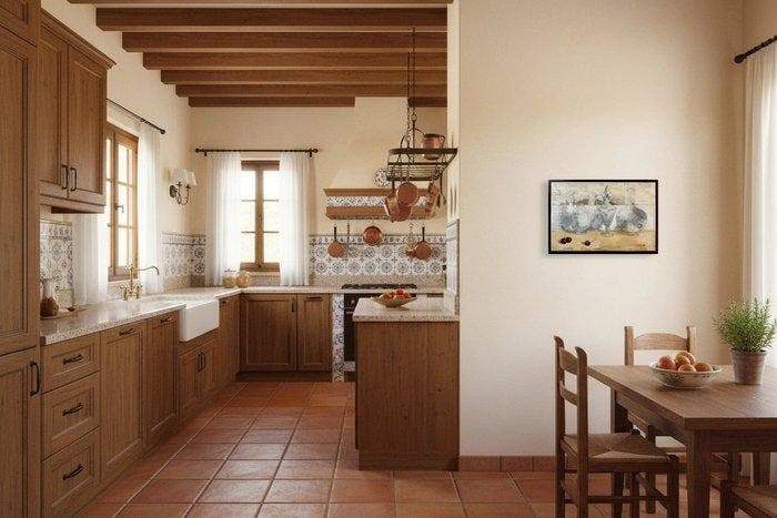 Rosa María Laveda (1956) - Les Trois Cérises, Antiquités & Art, Art | Peinture | Classique