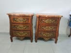 Table de chevet (2) - Bois, Marbre, Bronze, Antiquités & Art