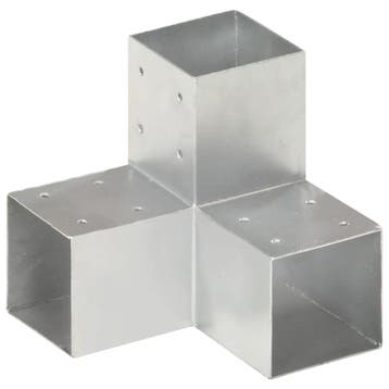 vidaXL Paalverbinding Y-vorm 91x91 mm gegalvaniseerd metaal, Verzenden