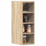 vidaXL Bovenkast 20x29,5x60 cm bewerkt hout sonoma, Verzenden, Nieuw