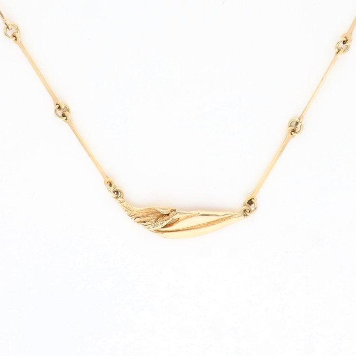Collier - 14 carats Or jaune, Handtassen en Accessoires, Kettingen