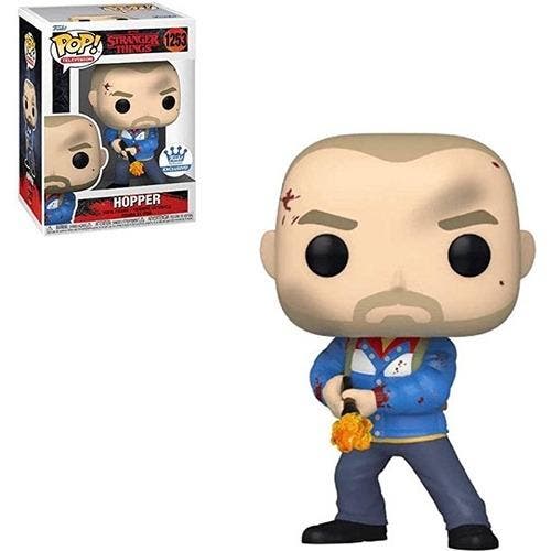 Funko Pop Stranger things  Hopper 1253 Flahrower  Funko Shop, Verzamelen, Poppetjes en Figuurtjes, Nieuw, Verzenden