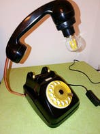 Tafellamp - Plastic, Koper, Metaal - Telefoon uit de jaren