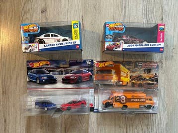Hot Wheels 1:64 - Modelauto (15) - Mitsubishi & Mazda, Nieuw