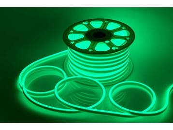 Veiling - Neon LED Strip – 50 Meter – 8W/m – Groen, Nieuw