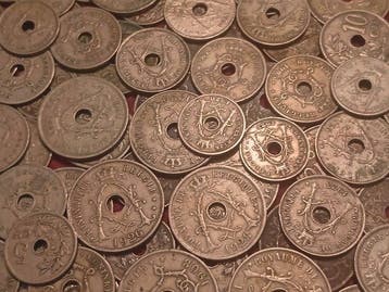 België. Léopold II/ Albert Ier - Belgique. 25/10/5 Centimes