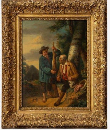 Abraham Johannes Zeeman (1811-1876) - Admiring the game