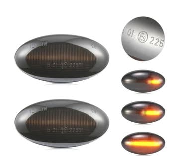 CLIGNOTANTS LATÉRAUX DYNAMIQUES PEUGEOT 307 206 407 107 607, Verzenden