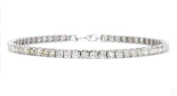 Zonder minimumprijs - Armband - 14 karaat Witgoud - 7.60ct., Nieuw