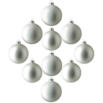 House of Seasons kerstbal (set van 10) (ø6 cm) (Overige), Verzenden, Nieuw