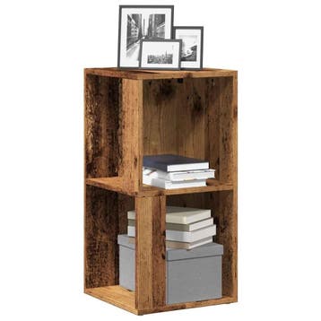 vidaXL Hoekkast 33x33x67 cm bewerkt hout oud houtkleurig, Verzenden, Nieuw