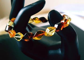 Amber Natuurlijke Baltische barnsteen armband- 6 g