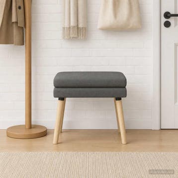 vidaXL Dubbel-laags bank Donkergrijs 60 x 40 x 46 cm Stof, Verzenden, Nieuw