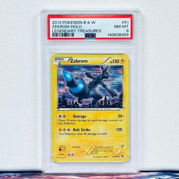 Pokémon Graded card - ZEKROM-HOLO #51 - Pokémon - PSA 8, Nieuw