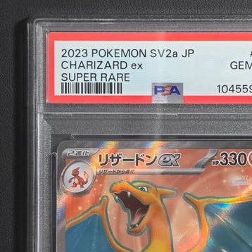 Pokémon Graded card - Charizard ex SR SV2a 185/165 Alternate, Hobby en Vrije tijd, Nieuw