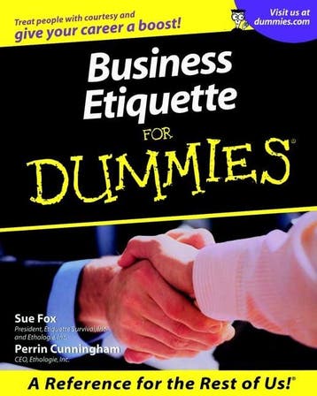 Business Etiquette for Dummies - Sue Fox - 9780764552823 - P, Verzenden