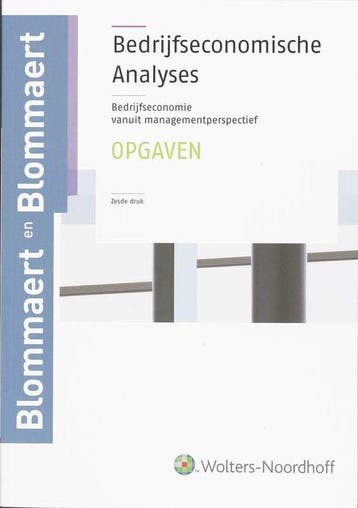 Bedrijfseconomische analyses / deel Opgaven en uitwerkingen, Verzenden