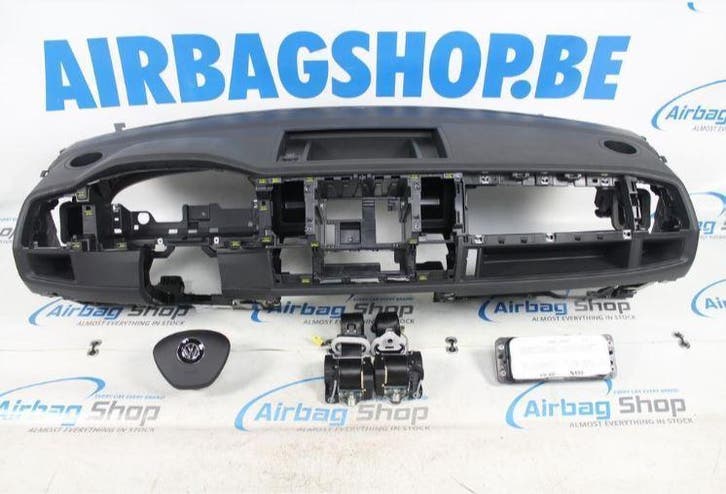 Airbag set Dashboard bekerhouders Volkswagen T6 Transporter, Auto-onderdelen, Dashboard en Schakelaars, Gebruikt, Volkswagen