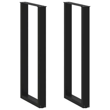 Pieds table bar U acier 40x111cm - -40%, jusqua epuisement, Maison & Meubles, Verzenden, Modern