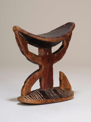 Ethiopische hoofsteun – Oromo/Arsi-toeschrijving – hout