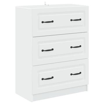 vidaXL Ladekast Wit 66 x 34,5 x 87 cm Bewerkt hout, Verzenden, Nieuw