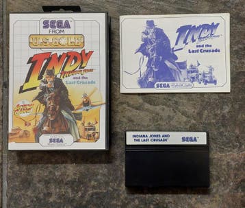 Indiana Jones and the last crusade (Sega Master tweedehands, Consoles de jeu & Jeux vidéo, Ophalen of Verzenden
