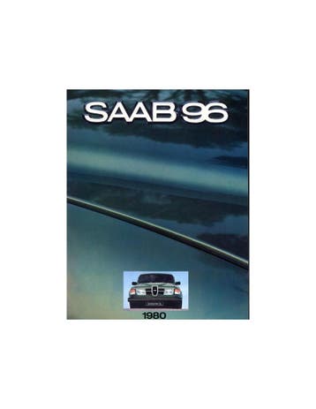 1980 SAAB 96 BROCHURE NEDERLANDS