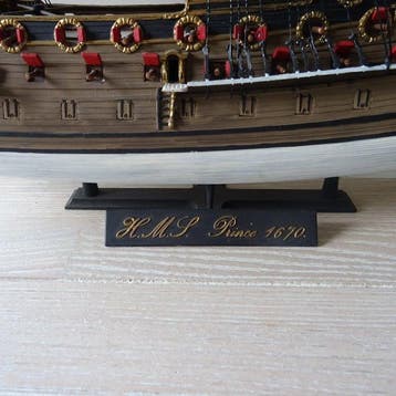 Unknown - Figurine militaire miniature - H.M.S. Prince 1670, Nieuw