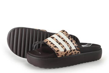 Adidas Slippers in maat 40½ Panter, Slippers, Overige kleuren, Zo goed als nieuw, Verzenden