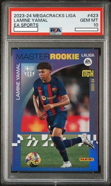 2023-24 Megacracks LALiga EA Sports Lamine yamal RC #423, Nieuw