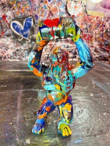 michele socionovo - Gorilla Amour Abstrait N 1/10
