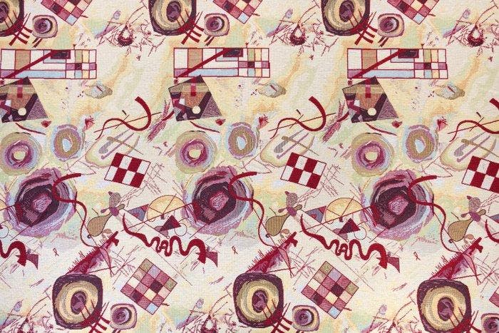 Prachtige Gobelinstof van 5,00 x 1,40 meter in, Antiquités & Art, Tapis & Textile