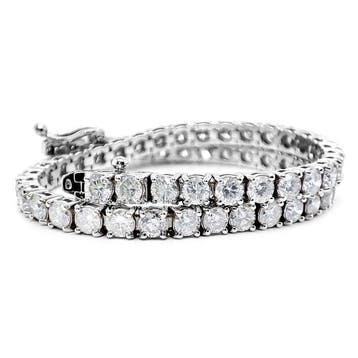 Armband - 14 karaat Witgoud - 5.40ct. tw. Diamant, Nieuw
