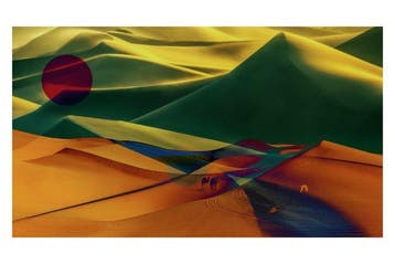 Elena Paraskeva - Sahara Sand Dunes I - XL, Antiek en Kunst