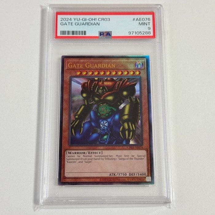 Konami - 2 Graded card - Yu-Gi-Oh! - Gate Guardian Foil,, Collections, Collections Autre