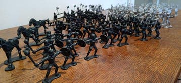 Brand Unknown - Soldat de plomb Medieval armored knights