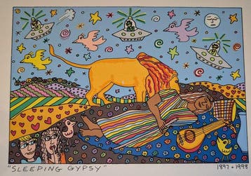 James Rizzi (1950-2011) - The Blue Boy + Sleeping Gypsy +
