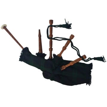 vidaXL Kinderdoedelzak Schotse Great Highland groen Black, Muziek en Instrumenten, Verzenden, Nieuw