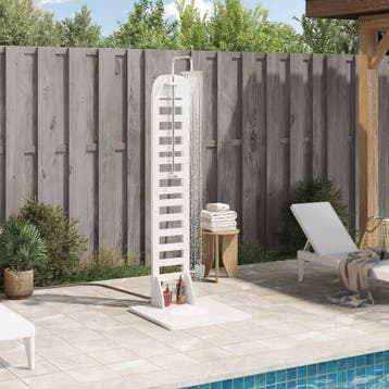vidaXL Buitendouche 223 cm Massief grenenhout en, Verzenden