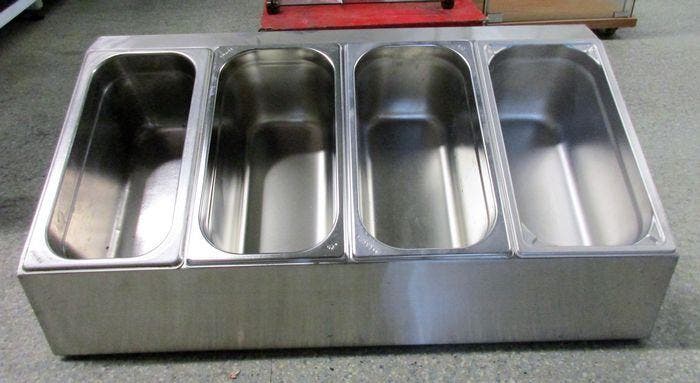 RVS Bestek uitgifteunit, B70,5 x D35 x H27cm, Zakelijke goederen, Kantoor en Winkelinrichting | Winkel en Inventaris