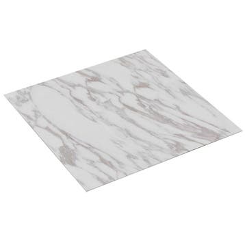 vidaXL Zelfklevende Vloerplanken Wit en Bruin 30,5 x 30,5 cm, Verzenden