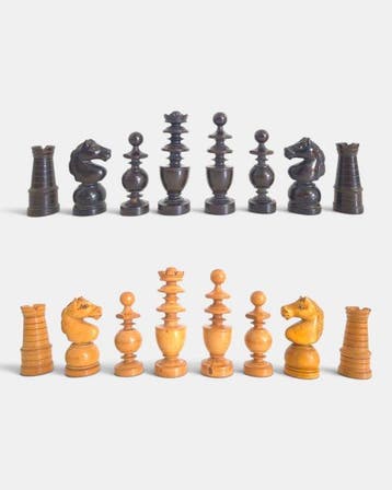 Jeu déchecs - Cavaliers Dodu - 19ème siècle - Buis