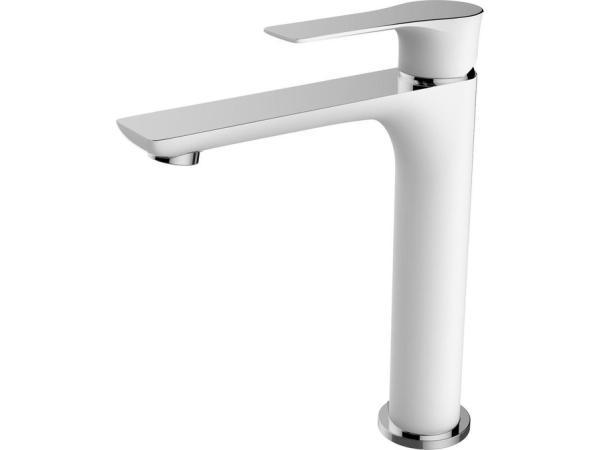 Veiling - Wiesbaden Casma XL Wastafel kraan - Wit/Chroom, Huis en Inrichting, Badkamer | Badtextiel en Accessoires