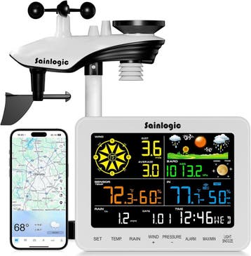 Sainlogic 7-in-1 Weerstation | Tweede kansje, OP = OP, Verzenden, Zo goed als nieuw, Weerstation