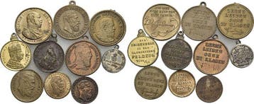 1870 medaille Brandenburg-Preussen Pruisen, Timbres & Monnaies, Verzenden