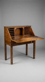 Bureau plat - Bois - Bureau à plateau basculant en bois de